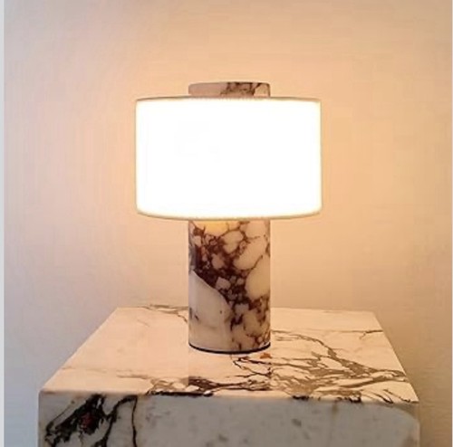 Natural marble lamp - lamp,, stone