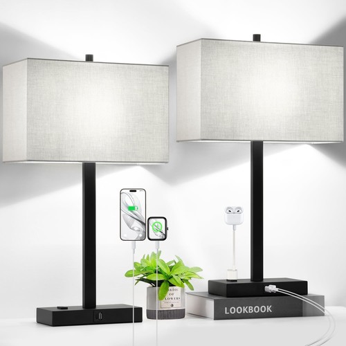 Pack touch table lamps usb - 2,