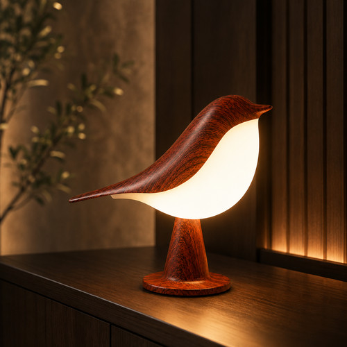 Small bird table lamp - small,